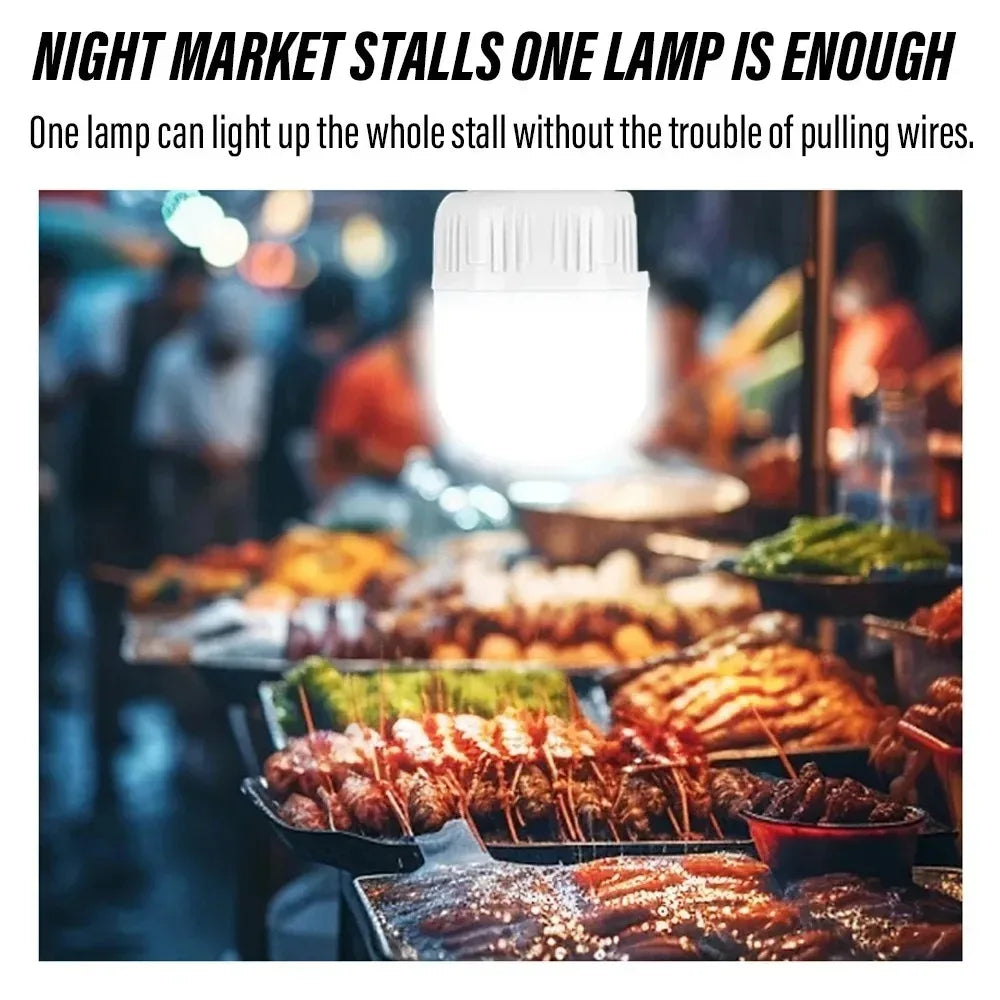 1-10 pçs lâmpada usb recarregável  led alto brilho luz de emergência acender acampamento lanterna portátil luzes da noite ﻿