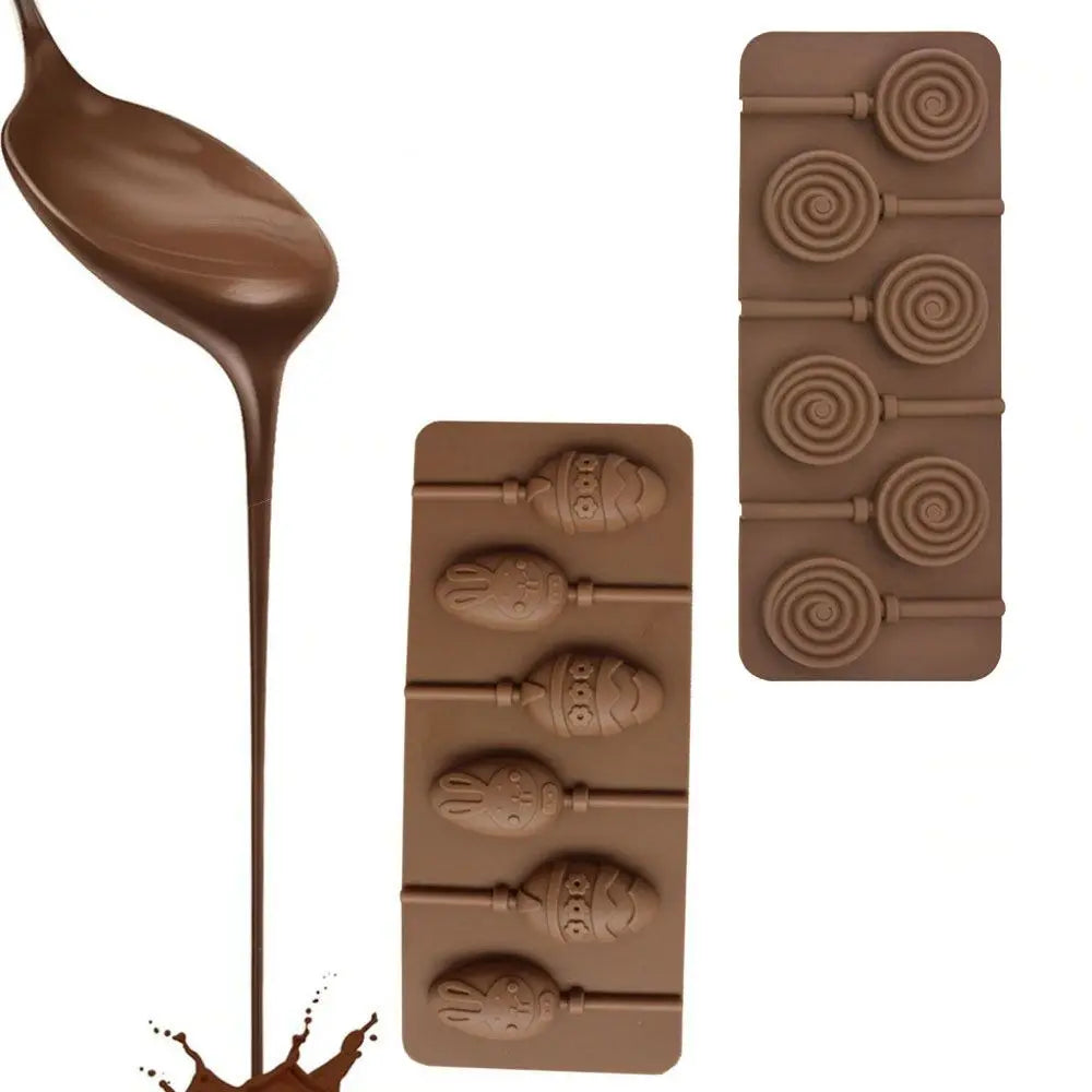 Molde de chocolate ovinhos e pirulito