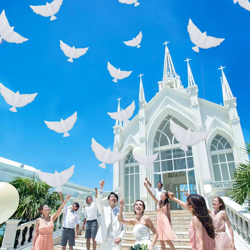 Kit Balões Pomba da Paz (1, 3 ou 5 unidades)