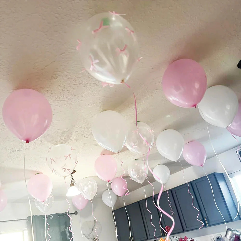 Kit Balões com Mini Laços – Estilo Coquete