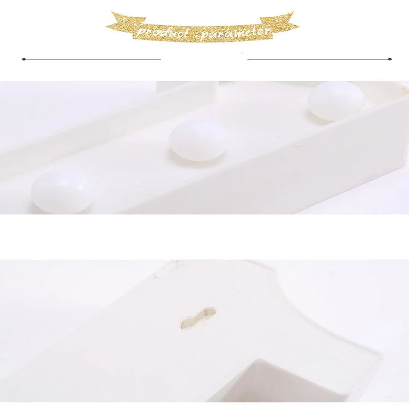 Letras e Números de LED (16cm) – Luminária Decorativa