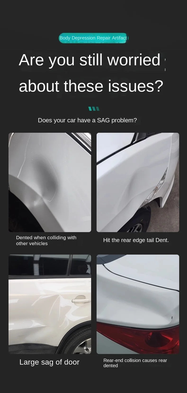 Ferramenta ventosa adequado para pequenas amassados