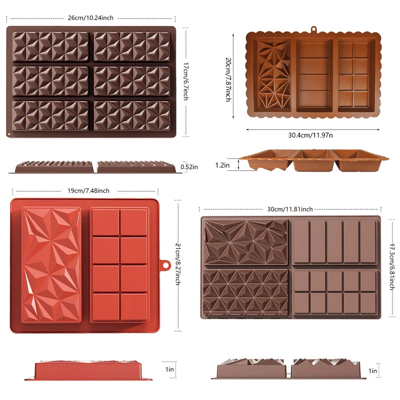 Moldes para chocolate