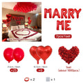 Kit Decoração "Marry Me" (Completo com 1000 Pétalas e Balões)