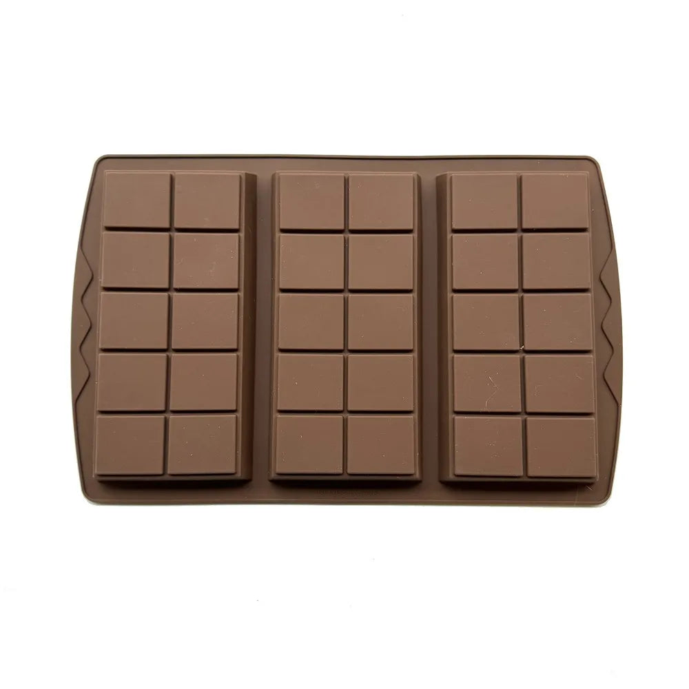 Molde de barra de chocolate 3 em 1